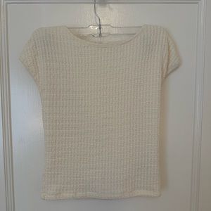 Find Me Now Plush Backless Tee in Cream